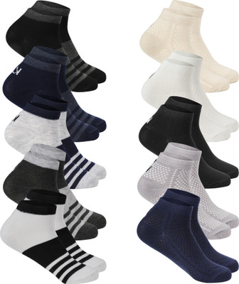BLESSICA Men Ankle Length(Pack of 10)