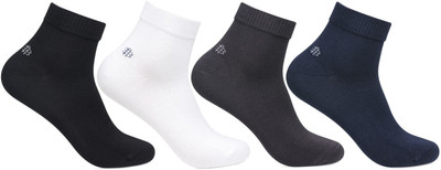 BONJOUR Men Ankle Length(Pack of 4)