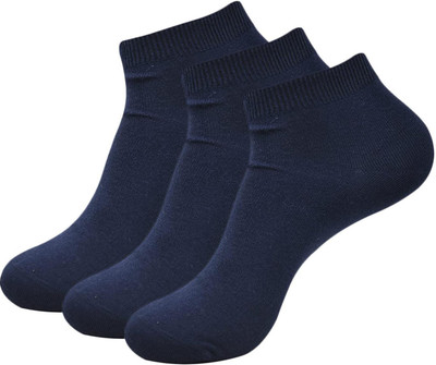 Cozyway Men Solid Ankle Length(Pack of 3)