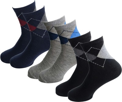 ManSockery Men Solid Ankle Length(Pack of 3)