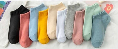 DISHAA Women Solid Low Cut(Pack of 10)