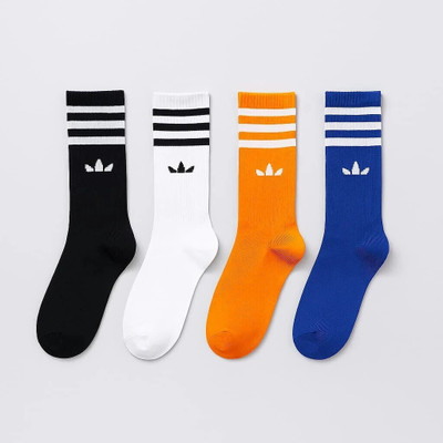 The jem dem Men & Women Striped Mid-Calf/Crew(Pack of 4)