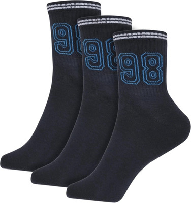 Kalra Hosiery Men Solid Calf Length(Pack of 3)