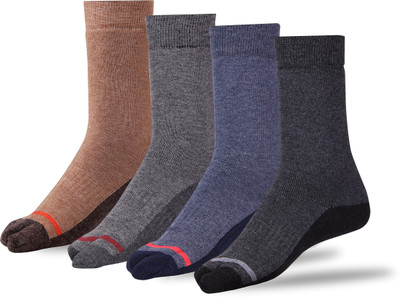 RC. ROYAL CLASS Women Self Design Calf Length(Pack of 4)