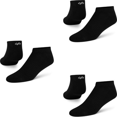Dynamocks Men Solid Ankle Length(Pack of 3)