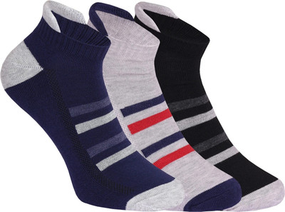 Soxbae Men Striped Ankle Length(Pack of 3)