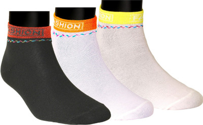 Neska Moda Women Solid Ankle Length(Pack of 3)