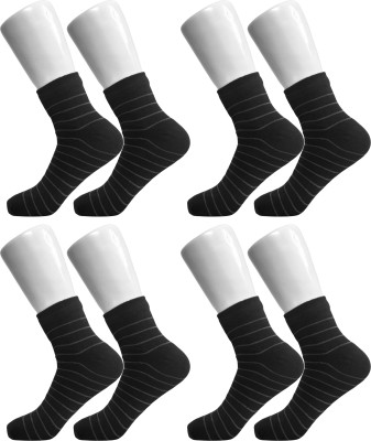 Royal Mart Men & Women Striped Ankle Length(Pack of 4)