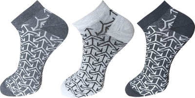 ecosync Men Solid Low Cut(Pack of 3)