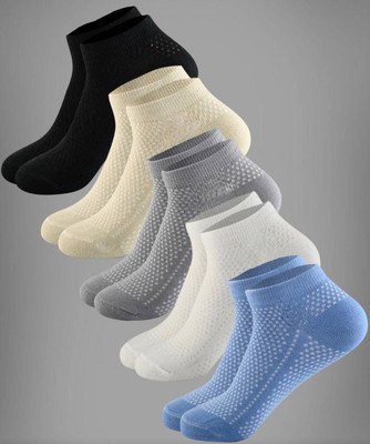 URBAN KORS Men & Women Solid Low Cut(Pack of 5)