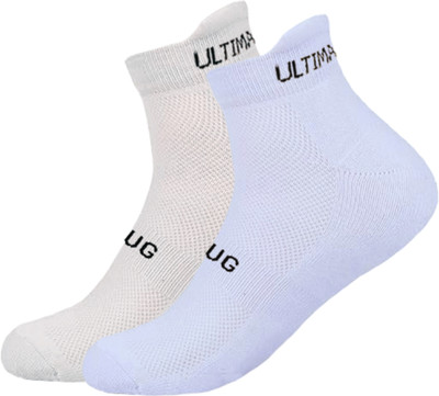 ULTIMATE GOAL Men Solid Ankle Length(Pack of 2)
