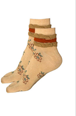 Gopal Hosier Women Color Block Ankle Length(Pack of 5)