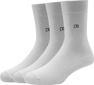 PETER ENGLAND Men Solid Mid-Calf/Crew(Pack of 3)