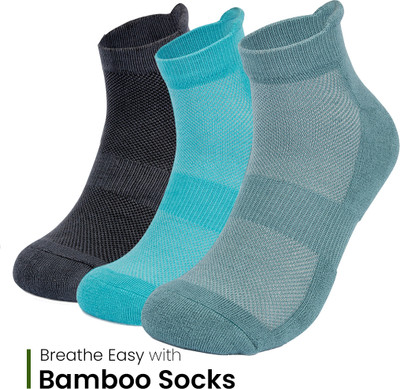 mush Unisex Solid Ankle Length(Pack of 3)