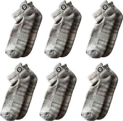 fourO Men & Women Striped Ankle Length(Pack of 6)