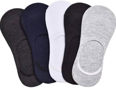ZIBELL Men & Women Solid Peds/Footie/No-Show(Pack of 5)