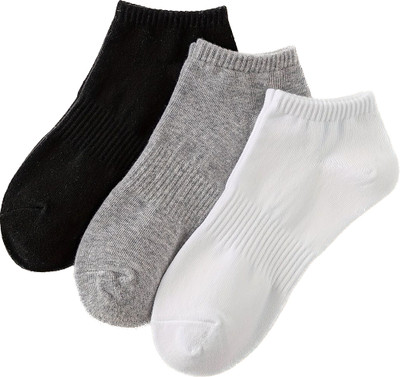 FABLOID Men & Women Solid Ankle Length(Pack of 3)