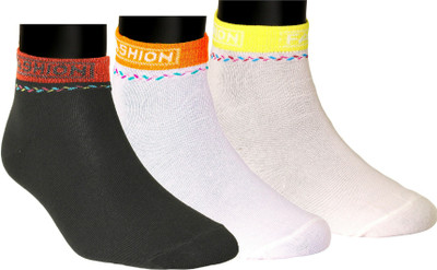 Neska Moda Girls Solid Ankle Length(Pack of 3)