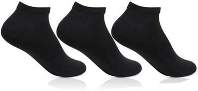 Akeet Trend Men Solid Low Cut, Ankle Length(Pack of 3)