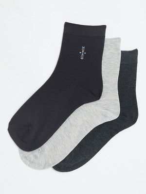 Camey Men Solid Ankle Length(Pack of 3)
