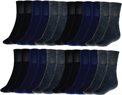 MUKHAKSH Men Printed Ankle Length(Pack of 12)