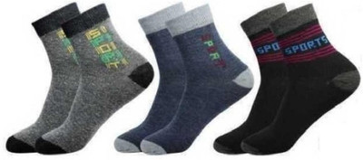 Akeet Trend Men Embellished Ankle Length(Pack of 3)