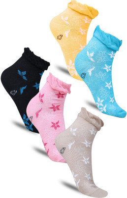Dollar Women Self Design Ankle Length(Pack of 5)