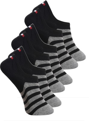 OCTOPLUS Unisex Striped Peds/Footie/No-Show(Pack of 3)