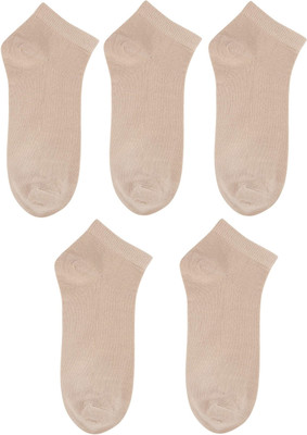 Liyana Collection Unisex Solid Ankle Length(Pack of 5)