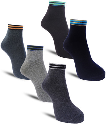 Dollar Men Solid Ankle Length(Pack of 5)