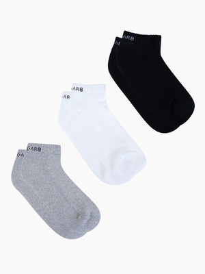 Air Garb Comfort Premium Quality Cotton Socks Men & Women Solid Low Cut(Pack of 3)