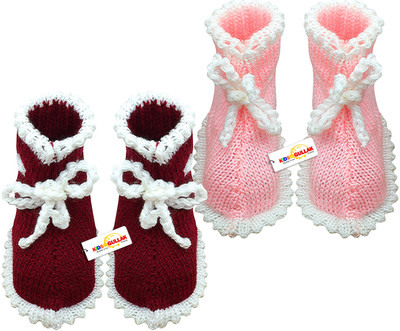 KIDSGULLAK Baby Boys & Baby Girls Solid Ankle Length(Pack of 2)