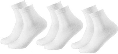 Aiden's Collection Men Solid Ankle Length(Pack of 3)