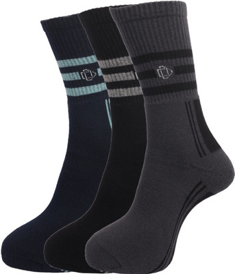 Dollar Men Striped Low Cut(Pack of 3)