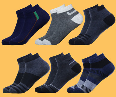 krijo Men Ankle Length(Pack of 6)