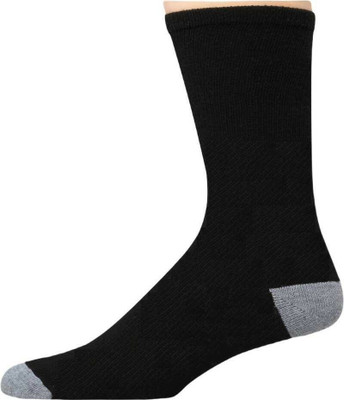 Akeeta Men Solid Mid-Calf/Crew