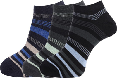 Dollar Men Printed Low Cut(Pack of 3)