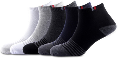 sjeware Men & Women Striped Ankle Length(Pack of 5)