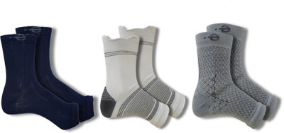 ecosync Unisex Solid Ankle Length(Pack of 3)