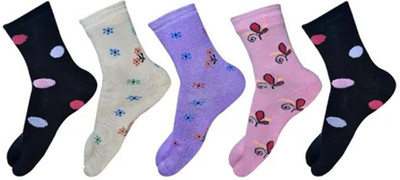 Aivira Women Printed Calf Length(Pack of 5)