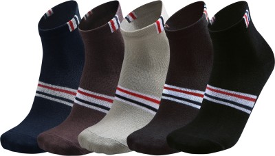 FABdon Men Solid Ankle Length(Pack of 5)