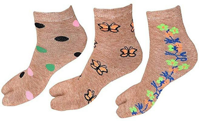 Buyra Women Self Design Ankle Length(Pack of 3)