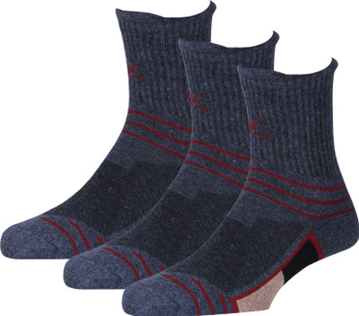 RC. ROYAL CLASS Men Printed Mid-Calf/Crew(Pack of 3)