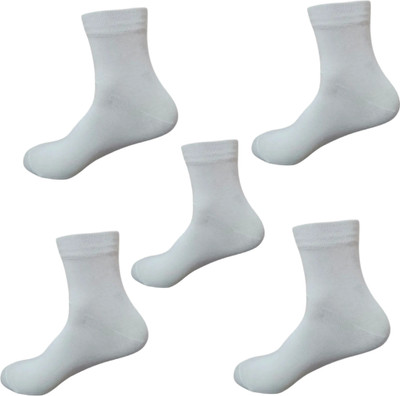 Tixy Men Solid Ankle Length(Pack of 5)