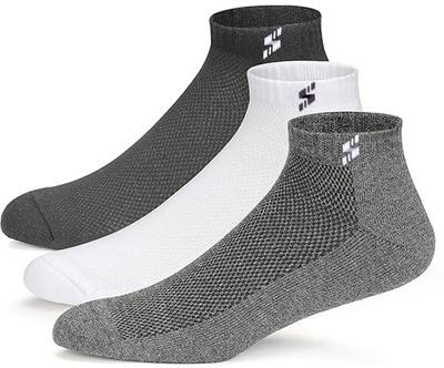 Supersox Men Solid Ankle Length(Pack of 3)