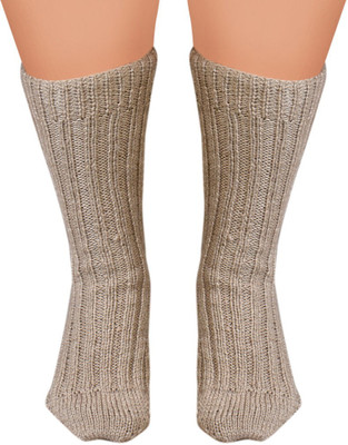 KCSOCKS Handmade woolen socks Men Solid Calf Length Men Solid Calf Length