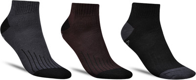 Dollar Men Printed, Color Block Low Cut(Pack of 3)