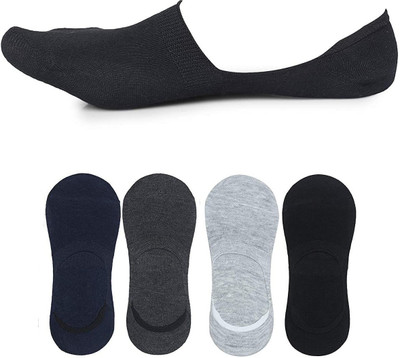 Creeknest Men & Women Solid Peds/Footie/No-Show, Low Cut, Ankle Length(Pack of 4)