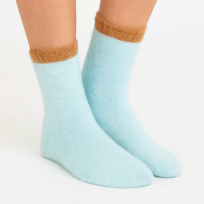 Neska Moda Women Solid Mid-Calf/Crew