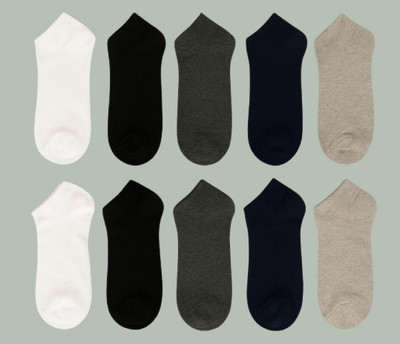 NanoX Men Self Design Ankle Length(Pack of 10)